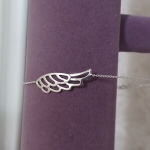 Sevilla Sterling Silver Angel Wing Ankle Bracelet NIB